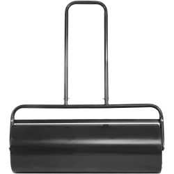 Teräsruohonrulla 48L Ukahvalla musta puutarhaan