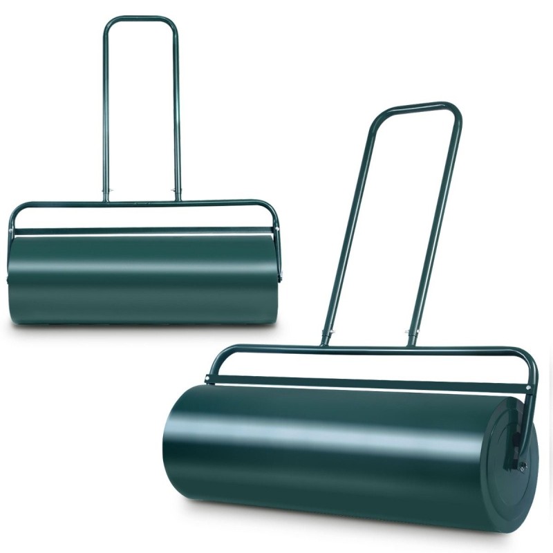 Teräsruohonrulla U-kahvalla, vihreä, 48L kapasiteetti