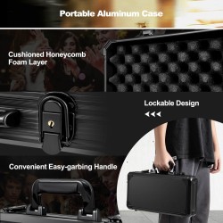 Pokerisetti 300 pelimerkkiä, kortit, nopat, musta kantolaukku