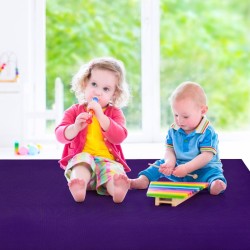 Liukumaton joogamatto säädettävillä tarranauhoilla, lila