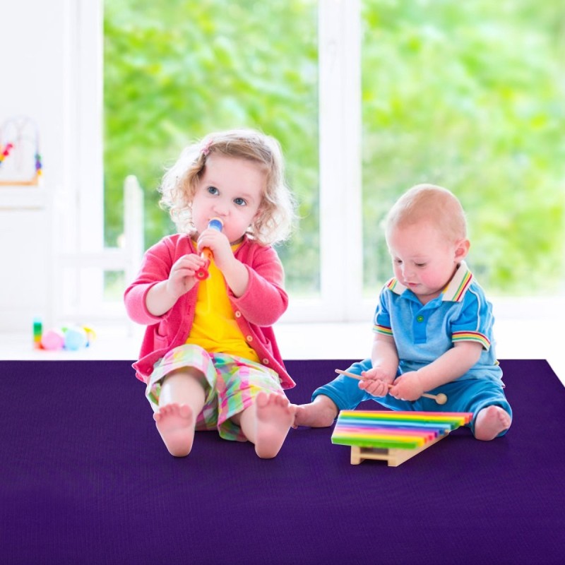 Liukumaton joogamatto säädettävillä tarranauhoilla, lila