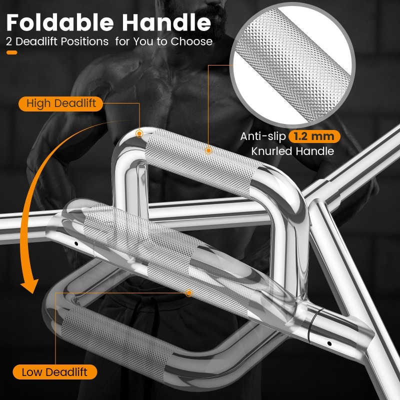Olympialaatuinen kuusikulmainen hopeatanko, 226 kg kantavuus