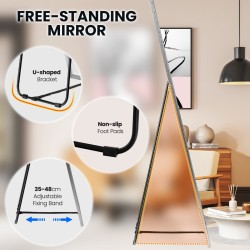 Hopeapeili koko kehon heijastuksella ja sirpaloitumattomalla lasilla