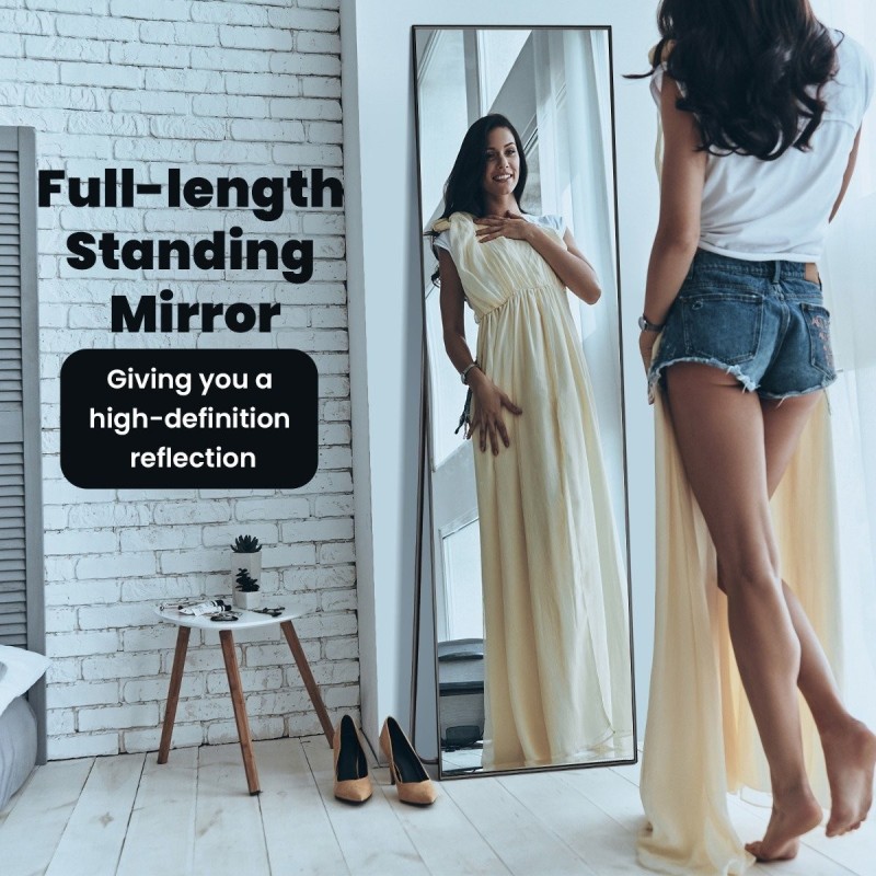 Kokopeili sirpaloitumattomalla lasilla ja alumiinikehyksellä musta