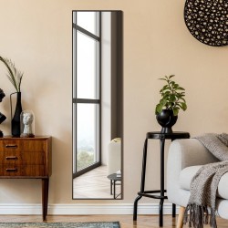 Kokopeili sirpaloitumattomalla lasilla ja alumiinikehyksellä musta