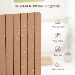 Liukumaton ruskea kylpymatto suihkuun, HIPS-materiaali 55x34 cm