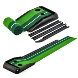 Golfharjoitusmatto 250 cm automaattinen pallonpalautus vihreä