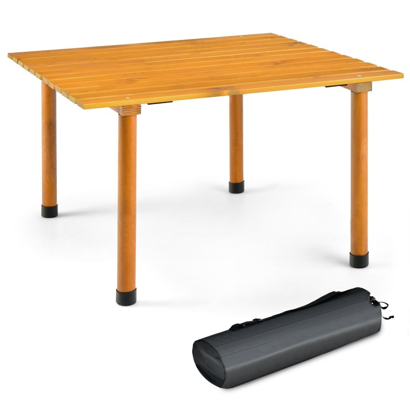 Taitettava retkipöytä kantolaukulla ulkoiluun ja piknikille