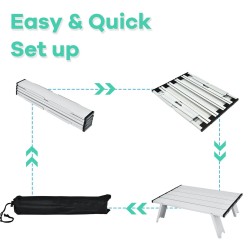 Kolmiosainen värikäs rantatuoli- ja pöytäsarja ulkokäyttöön