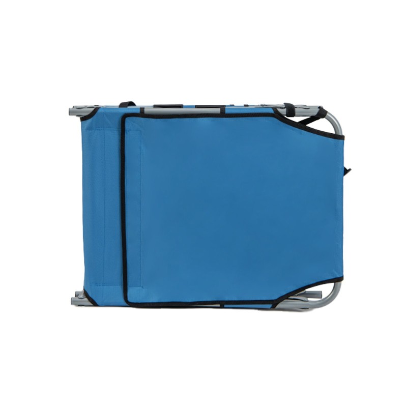 Säädettävä sininen 5-asentoinen taitettava aurinkotuoli ulkokäyttöön Säädettävä sininen 5-asentoinen taitettava aurinkotuoli ulkokäyttöön