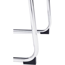 Seattle tyylikäs vierailutuoli keinonahalla ja kromijalustalla toimistoon