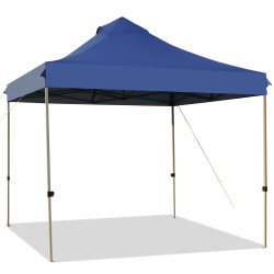 Sininen popupkatos 3x3m säädettävä ulkokäyttöön
