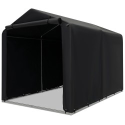 Ulkovarasto pyörille ja työkaluille, säänkestävä harmaa