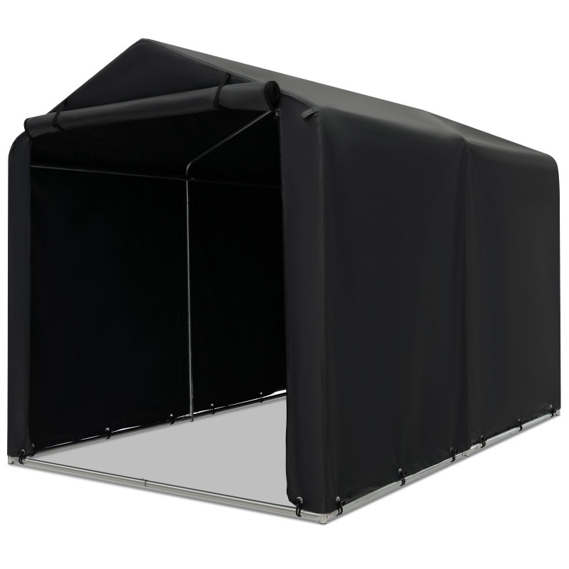 Ulkovarasto pyörille ja työkaluille, säänkestävä harmaa