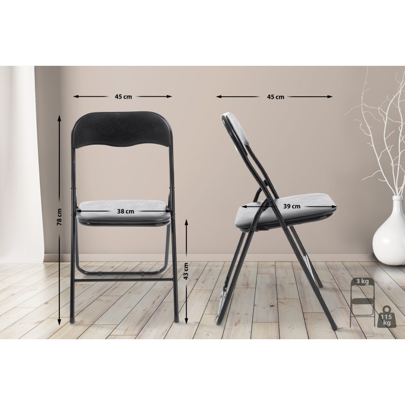 Felix kokoontaitettava tuoli keinonahalla, mukava ja tukeva