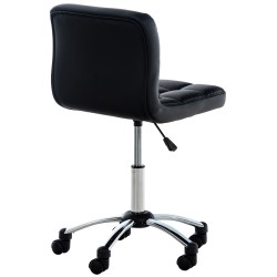 Ergonominen työtuoli pyörillä ja paksulla pehmusteella