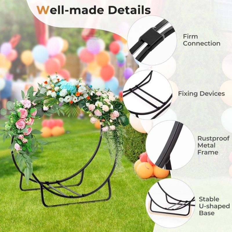 60 cm musta metallinen halkoteline 230 kg kantavuudella