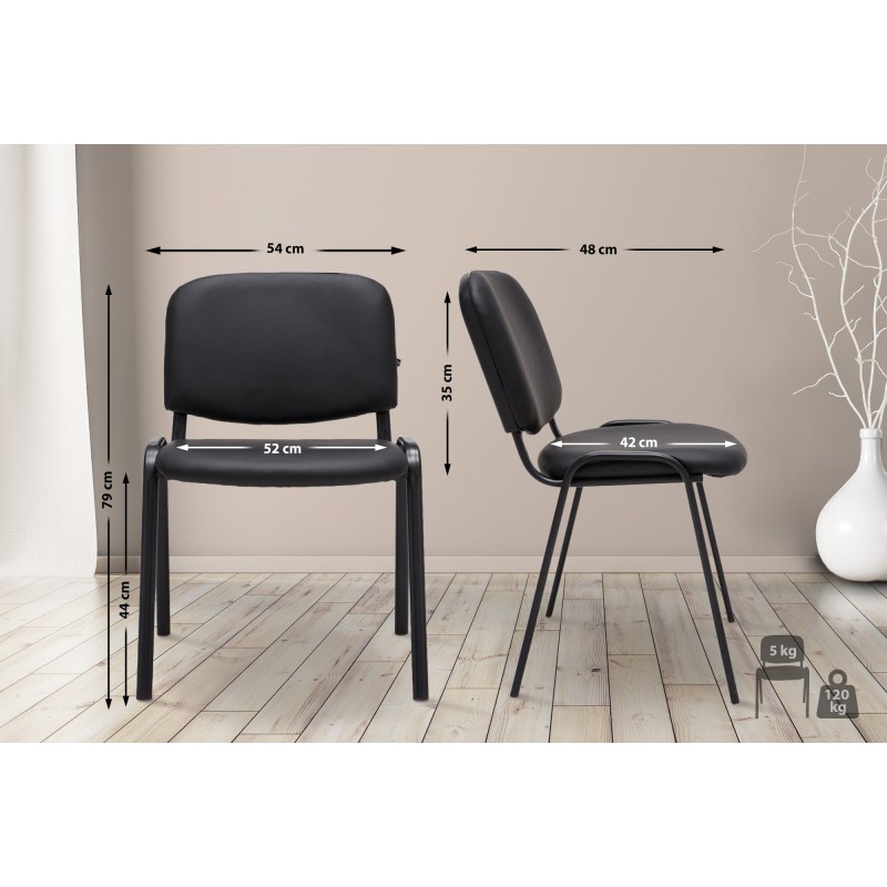 Ken pinottava keinonahkatuoli moderniin ammattikäyttöön