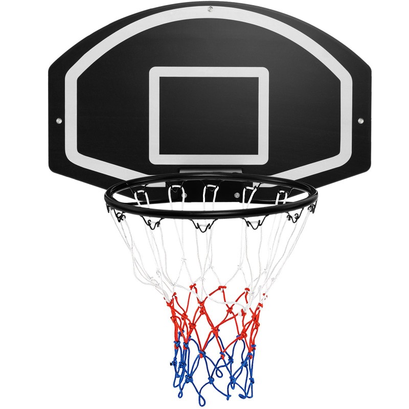 Seinään kiinnitettävä musta mini koripallokori sisä- ja ulkokäyttöön