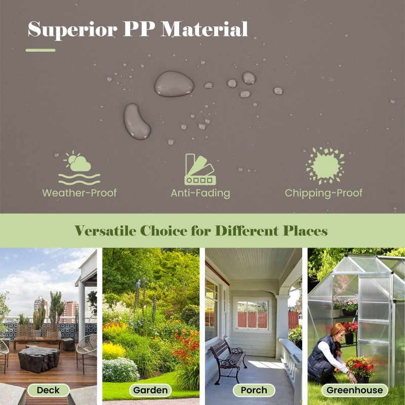 Itsekasteleva istutuslaatikko säleiköllä köynnöskasveille kahvinruskea