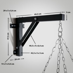 Vahva nyrkkeilysäkin seinäkiinnike kotisalille 150 kg kantavuudella