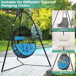 Vahva musta kolmijalkainen riippukeinuteline 200 kg kantavuus