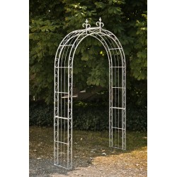 Tukeva ruusukaari köynnöskasveille koristeellinen rautaputkikaari puutarhaan 260 cm