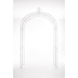 Tukeva ruusukaari köynnöskasveille, koristeellinen rautaputkikaari puutarhaan 260 cm