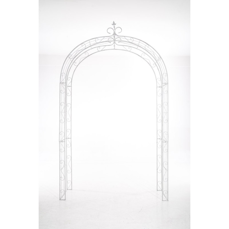 Tukeva ruusukaari köynnöskasveille, koristeellinen rautaputkikaari puutarhaan 260 cm