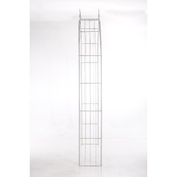 Tukeva ruusukaari köynnöskasveille, koristeellinen rautaputkikaari puutarhaan 260 cm