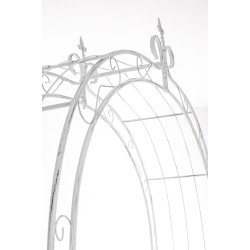 Tukeva ruusukaari köynnöskasveille, koristeellinen rautaputkikaari puutarhaan 260 cm