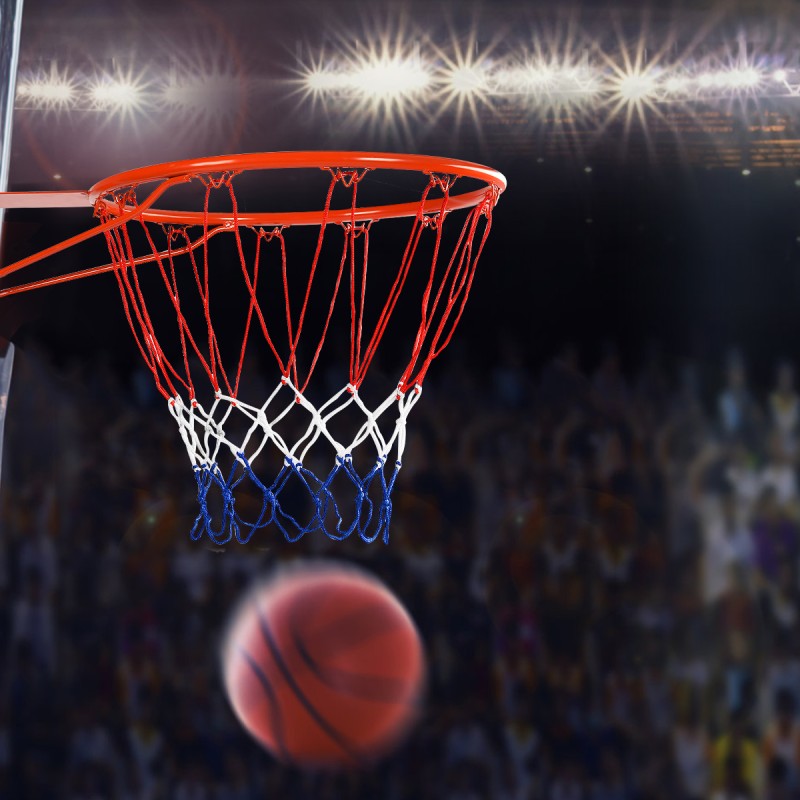 Seinään kiinnitettävä koripallokori sisä- ja ulkokäyttöön oranssi