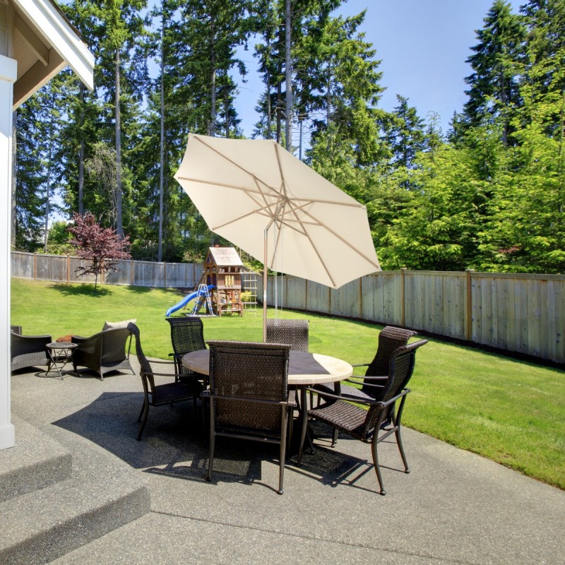 Puinen terassivarjo 300 cm