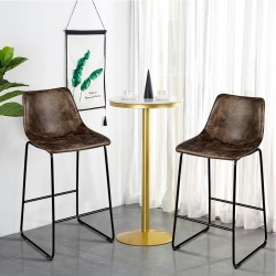 Kultaiset vintage baarituolit