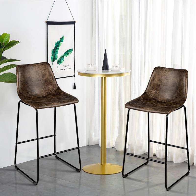 Kultaiset vintage baarituolit