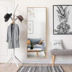 Kultainen kokovartalopeili räjähdyssuojatulla lasilla ja alumiinikehyksellä