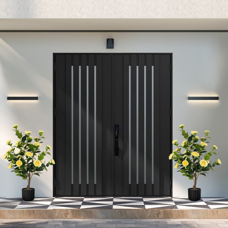 Keltainen tekokamelia puu koristekivillä