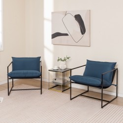 Sling-tyyliset metallirunkoiset nojatuolit