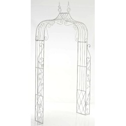 Tyylikäs ruusukaariholvikko puutarhaan - monipuolinen ja kestävä rautarakenne