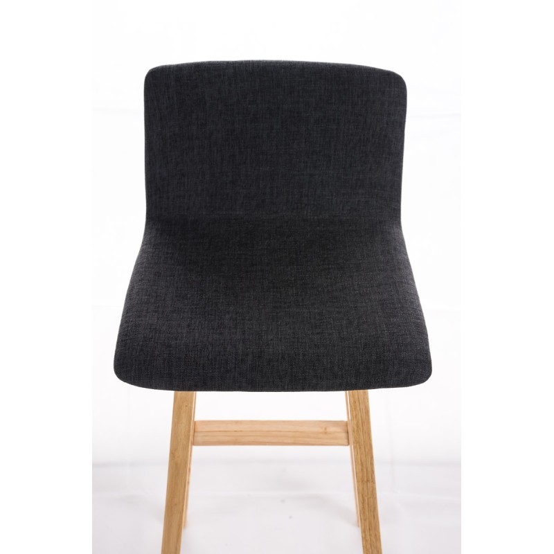 Tyylikäs pehmustettu baarijakkara keittiöön kautsukkipuisella rungolla