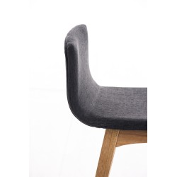 Tyylikäs pehmustettu baarijakkara keittiöön kautsukkipuisella rungolla