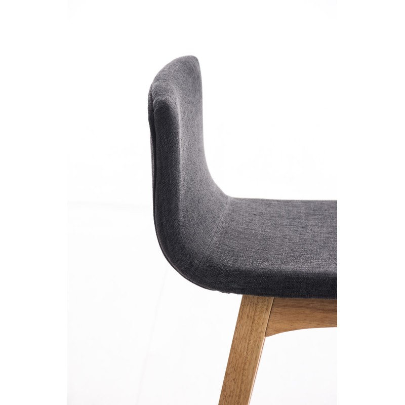 Tyylikäs pehmustettu baarijakkara keittiöön kautsukkipuisella rungolla