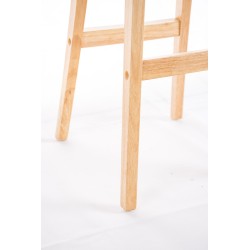 Tyylikäs pehmustettu baarijakkara keittiöön kautsukkipuisella rungolla