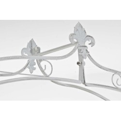 Anna-ruusukaari puutarhaan köynnöskasveille jauhemaalattu rauta 246 cm