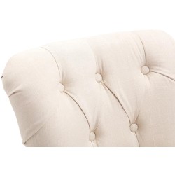 Tyylikäs Lakewood-baarituoli kangasverhoilulla ja korkealla selkänojalla