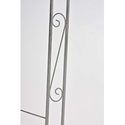 Anna-ruusukaari puutarhaan köynnöskasveille jauhemaalattu rauta 246 cm