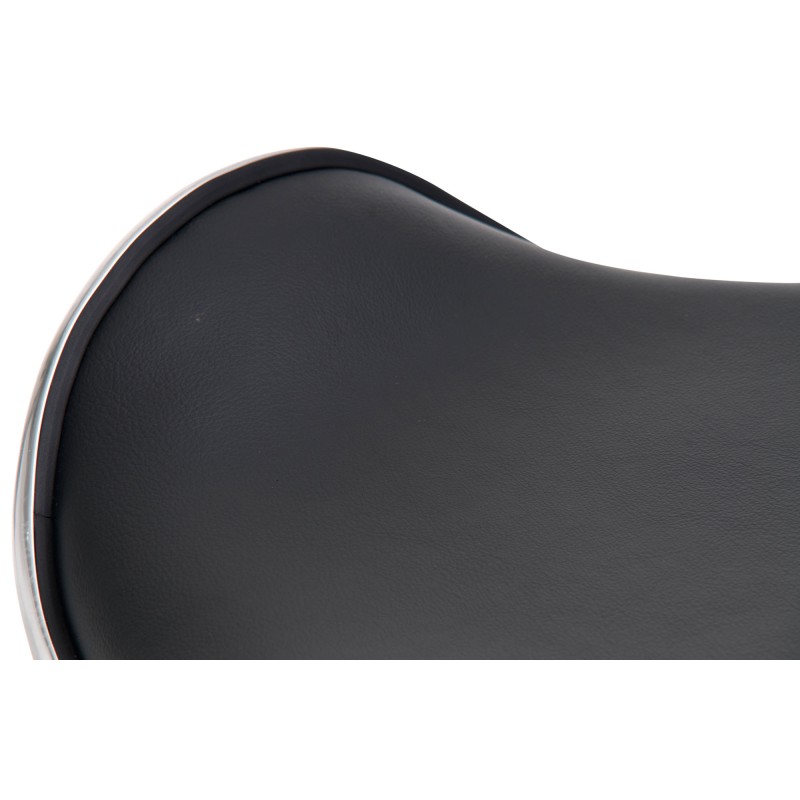 Säädettävät Shanghai-baarijakkarat, 2 kpl, kromattu runko, keinonahka