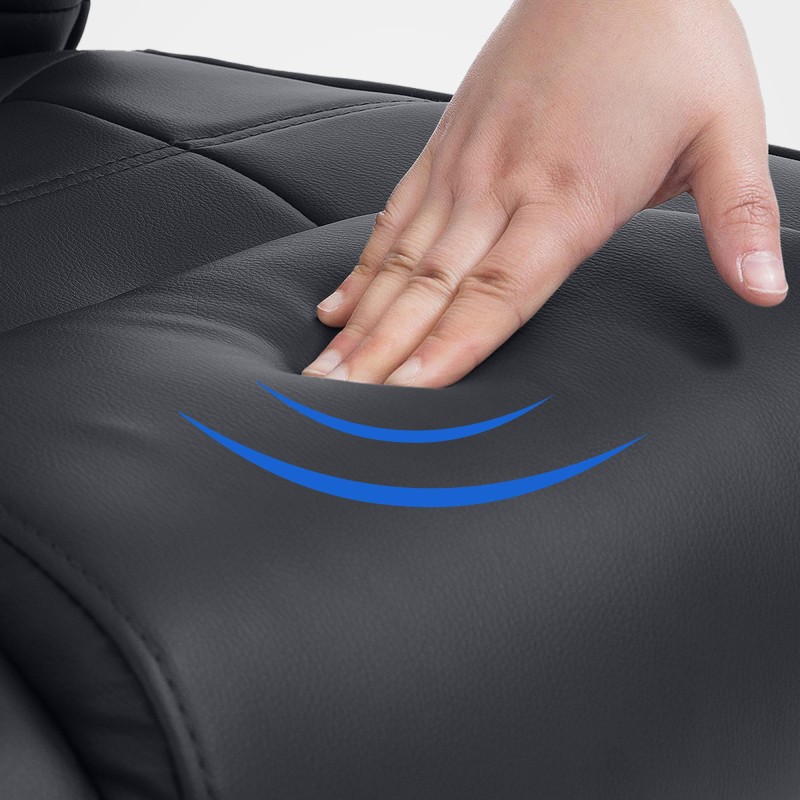 Attila XXL-vierastuoli keinonahkapäällysteellä - korkea kantavuus 180kg