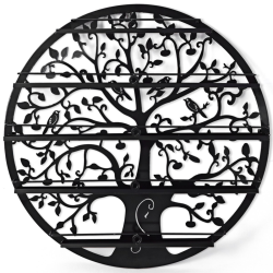 Musta rautahylly kynsilakoille ja kosmetiikalle, 5 tasoa