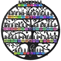 Musta rautahylly kynsilakoille ja kosmetiikalle, 5 tasoa